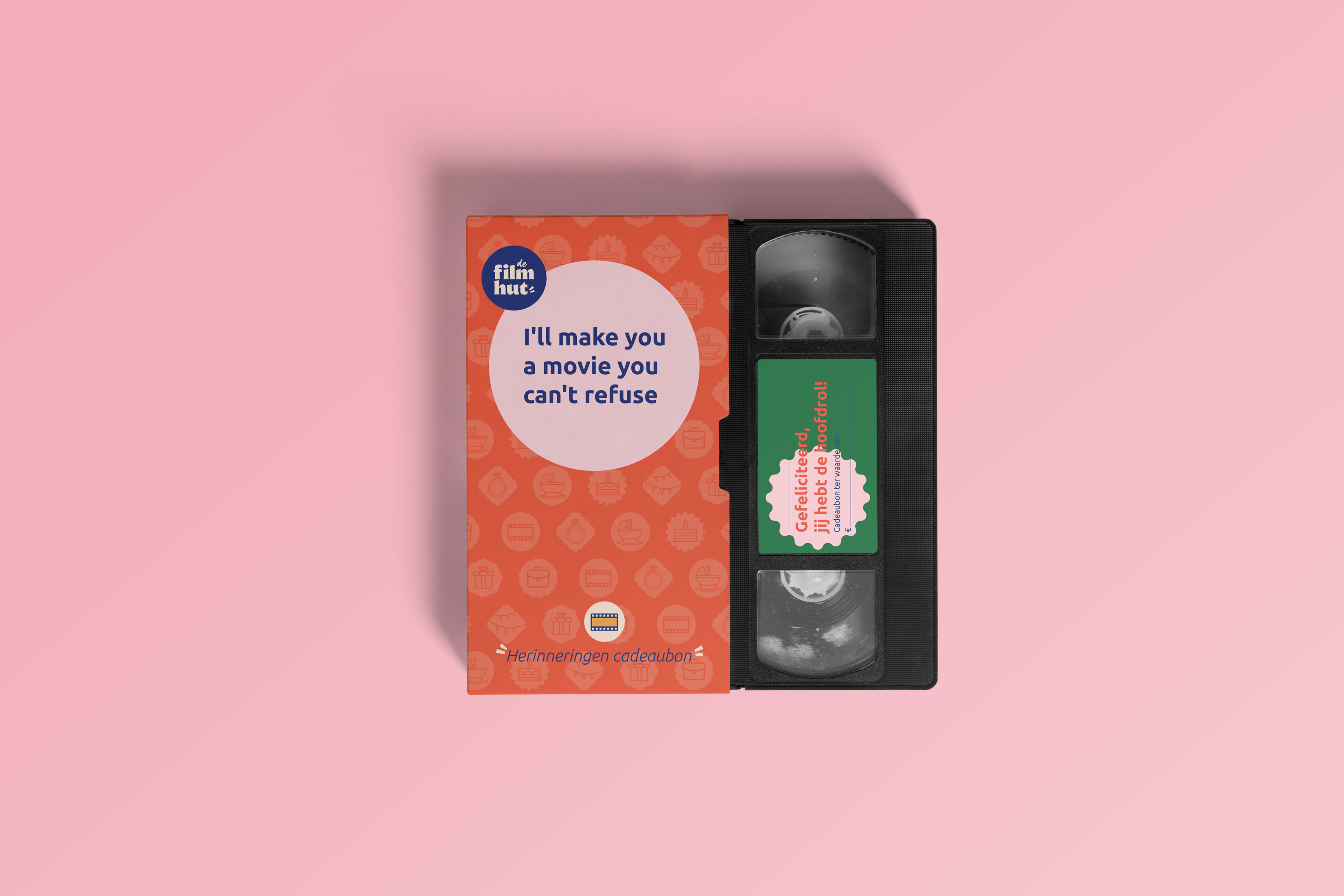 DFH001 Cadeaucard-filmhoes wikkel – MOCKUP voor
